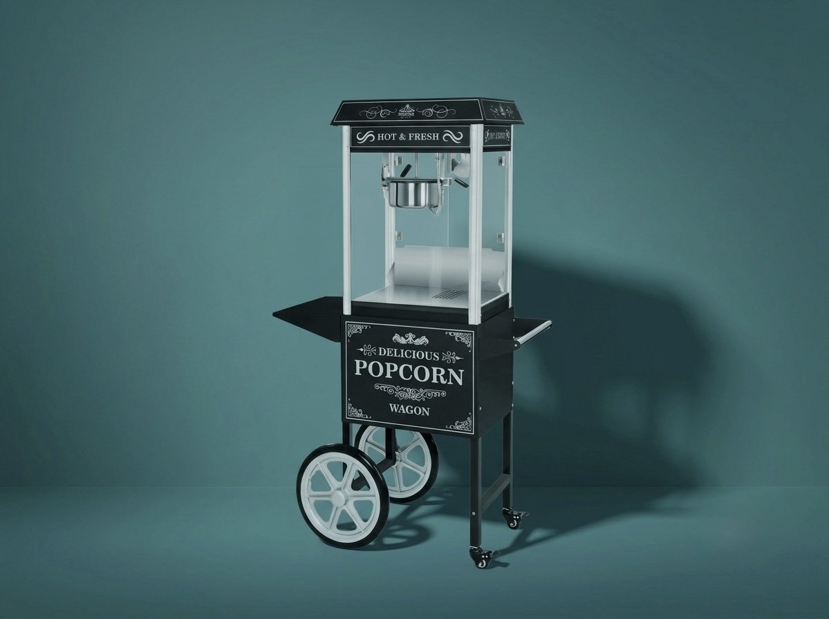Popcorn-Maschine im Retro-Wagen-Design